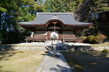 Fototapeta premium 弘川寺 本堂 大阪府南河内郡