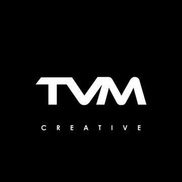 TVM Letter Initial Logo Design Template Vector Illustration