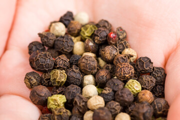 black pepper peas