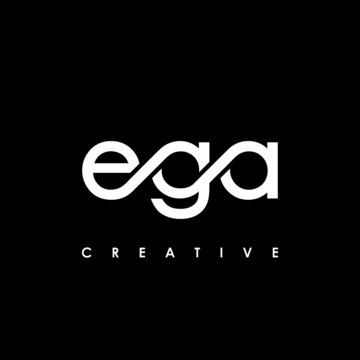 EGA Letter Initial Logo Design Template Vector Illustration
