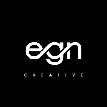 EGN Letter Initial Logo Design Template Vector Illustration