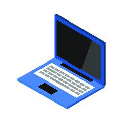 Isometric laptop