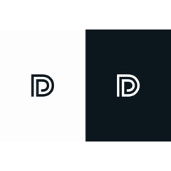 Letter D logo initial