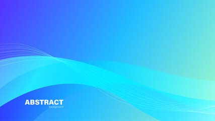 Abstract blue background, background with copy space for design, vector.