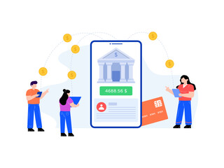 
Online medical service, flat editable illustration download

