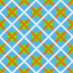 Geometric vector pattern with triangular elements. Seamless abstract ornament for wallpapers and backgrounds. 