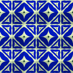 Geometric vector pattern with triangular elements. Seamless abstract ornament for wallpapers and backgrounds. 