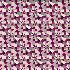 Geometric vector pattern with triangular elements. Seamless abstract ornament for wallpapers and backgrounds. 