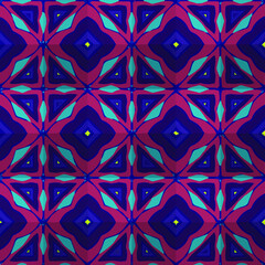 Geometric vector pattern with triangular elements. Seamless abstract ornament for wallpapers and backgrounds. 