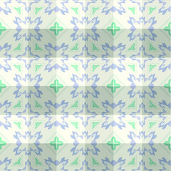  Geometric vector pattern with triangular elements. Seamless abstract ornament for wallpapers and backgrounds.
