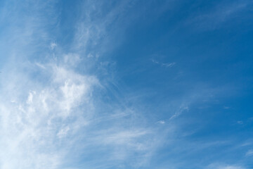 Sky around Mendoza in Argentina 