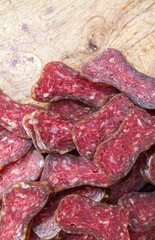 mouth-watering cuts of meat together with lard