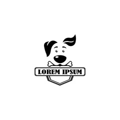 Dog Food Logo design Illustration