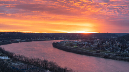 The Ohio River Valley at Sunrise