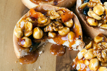 crispy tartlet with filling