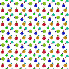 Colored apples