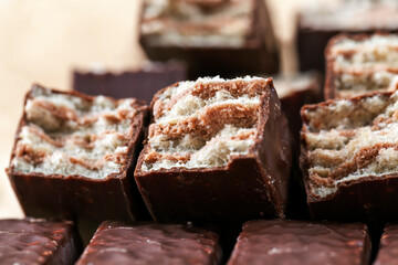 combined candies broken in the middle