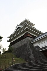 Kaminoyama castle, in Yamagata Prefecture, Japan - 上山城 日本 山形県