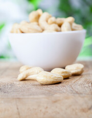 delicious and healthy raw cashew nuts