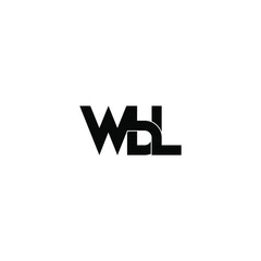 wbl letter original monogram logo design