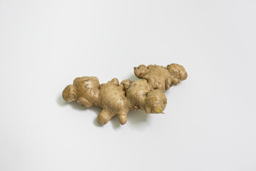 Ginger on a white background