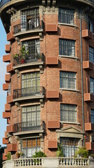 More than one hundred years old architectures and buildings located in Shanghai of the China