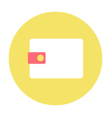 Wallet Colored Vector Icon