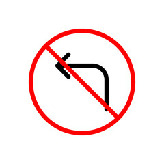 banned left arrow