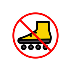 banned skating shoe