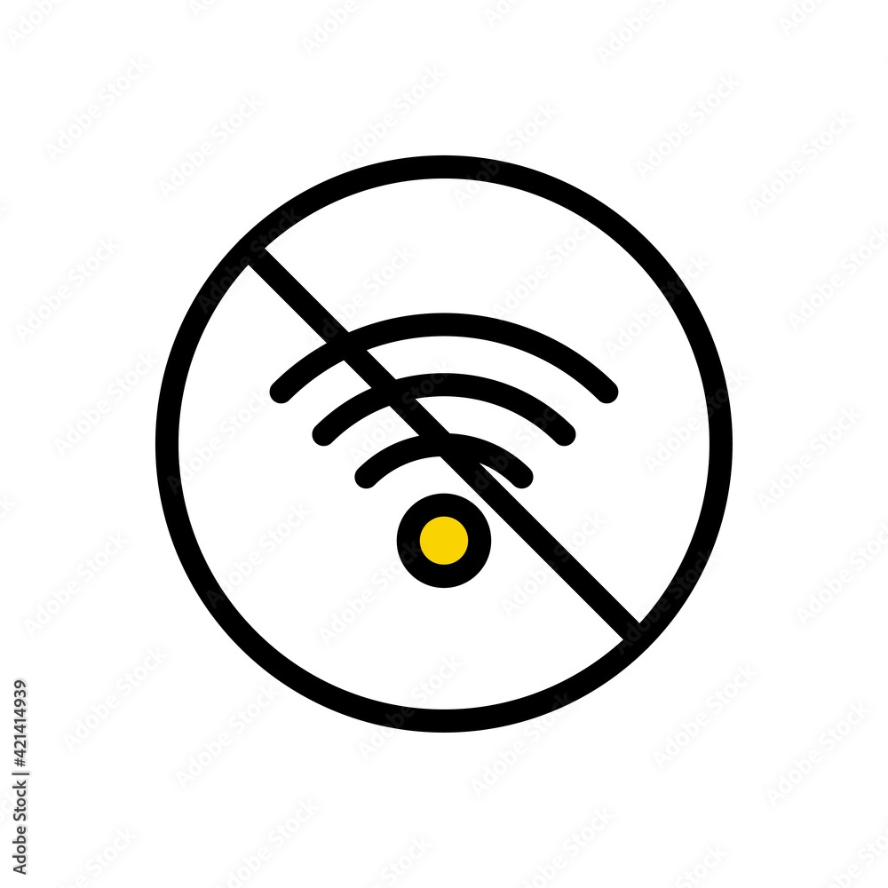 Sticker not allowed wifi