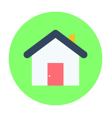 Home Colored Vector Icon 