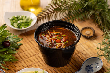Take out noodle soup