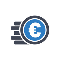 Euro coins icon