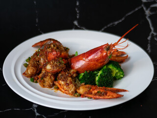 Cantonese menu - Lobster with XO Sauce