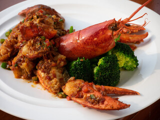 Cantonese menu - Lobster with XO Sauce