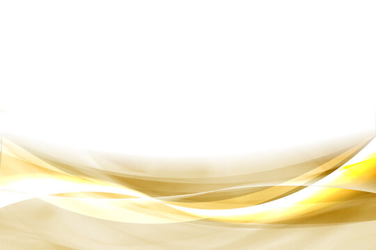 光輝くウェーブ 金色と黄色の背景 © imagefuji