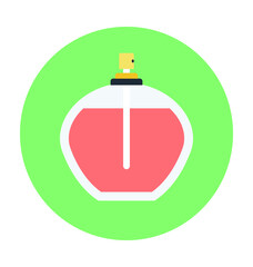 Perfume Colored Vector Illustration