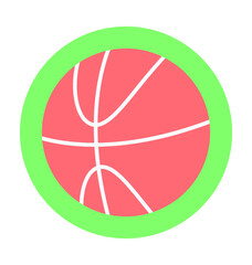 Basketball Colored Vector Icon
