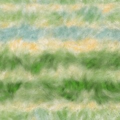 Seamless faux digital paint stroke striped pattern print. High quality illustration. Procedural painting with realistic brush strokes in bright trendy color. Abstract art for surface design and print.