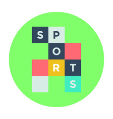 Sports Sign Colored Vector Icon