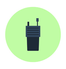 Walkie Talkie Colored Vector Icon