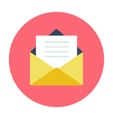Mail Colored Vector Icon 
