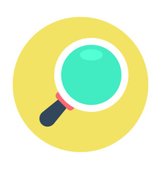 Magnifier Colored Vector Icon 