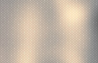 Silver polished textured surface covered subtle grid pattern. Shimmer metal empty background.
