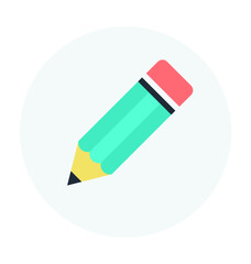 Pencil Colored Vector Illustration
