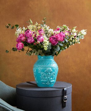 Bouquet of flowers in a vase