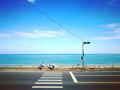 Road By Sea Against Sky