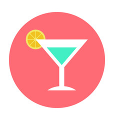 Lemonade Colored Vector Icon