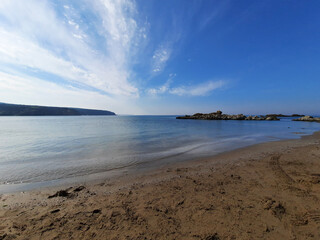 Black Sea coast landscape in Turkey