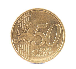 A euro coin